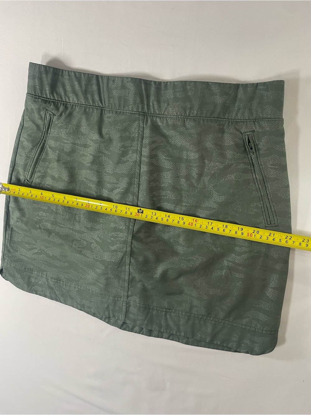 Orvis Olive Green Camouflage Mini Skirt - Picture 9 of 9